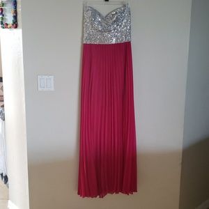 B. DarlingLong Hot Pink Sequin Dress